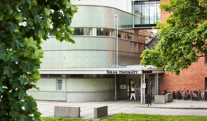 Solna tingsrätts entré