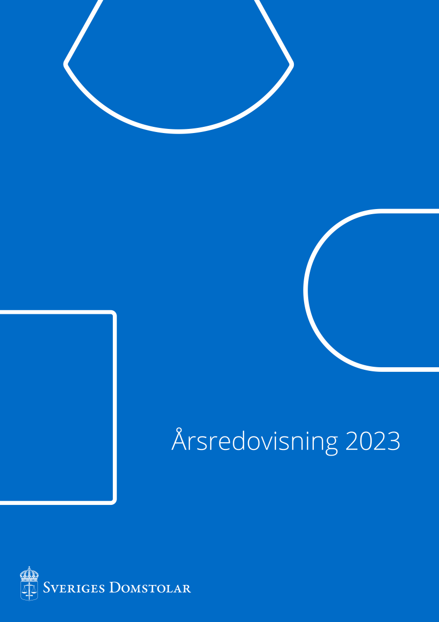 Omslagsbild av årsredovisningen för 2023.