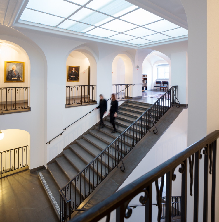 Stairway in Bonde Palace