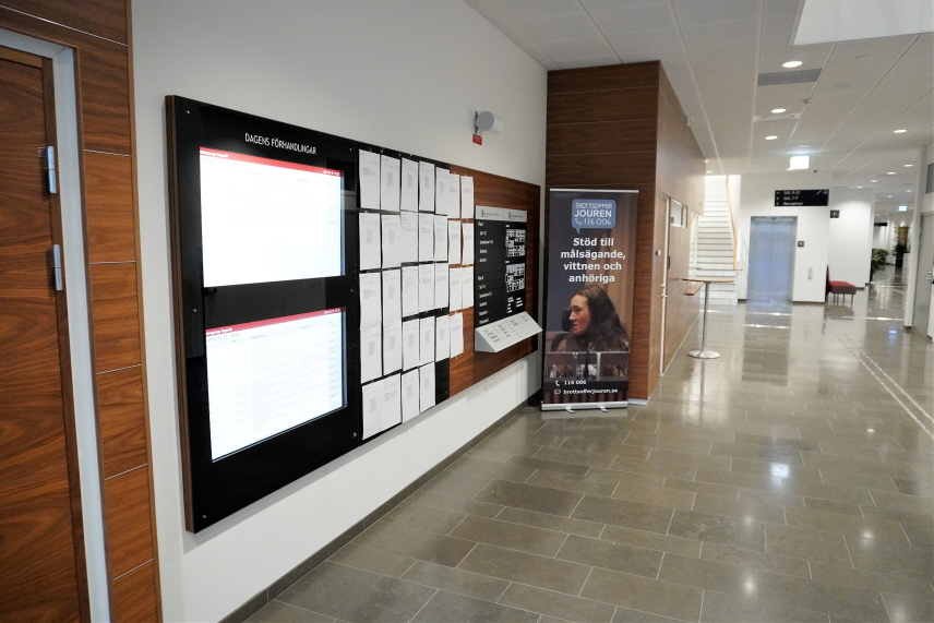 Tavlan med dagens förhandlingar