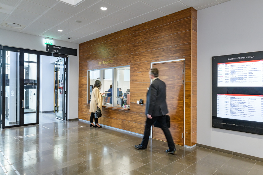 Helsingborgs tingsrätts reception