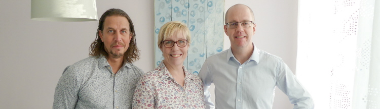 Jesper Nietsche, Marie-Louise Ollén och Björn Skånsberg.