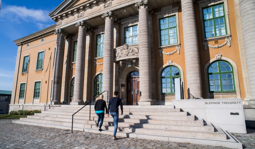 Blekinge tingsrätt domstolsbyggnad