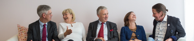 Anders Hagsgård, Mari Heidenborg, Fredrik Wersäll, Ylva Norling Jönsson och Jesper Nietsche.