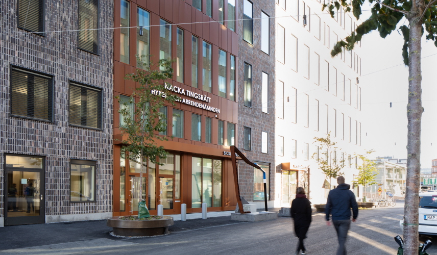 Nacka tingsrätt och Hyres- och arrendenämnden i Stockholm - exteriort