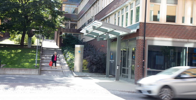 Entrén till Sundsvalls tingsrätt