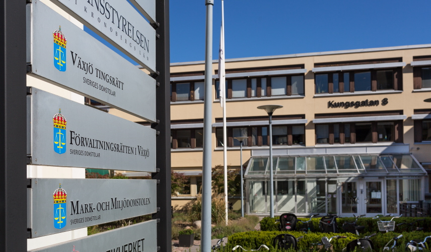 Växjö tingsrätt exteriort