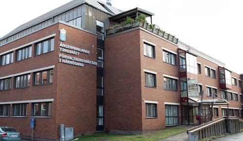 Bild på Ångermanland tingsrätts domstolsbyggnad