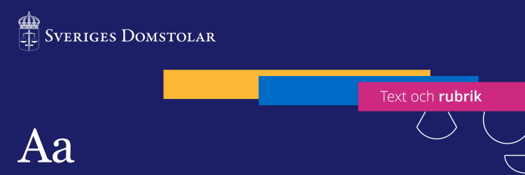 Visuell identitet exempel färg, form, typografi