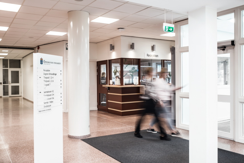 Östersund tingsrätt interiort