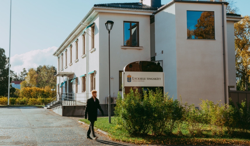 Lycksele tingsrätt, domstolsbyggnad