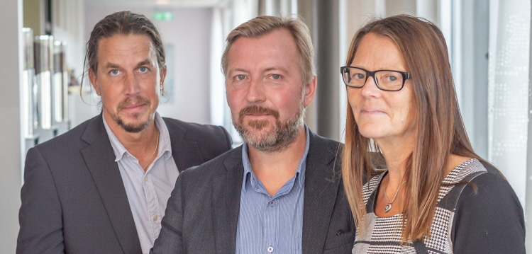 Jesper Nietsche, Fredrik Bohlin och Kristina Ståhl