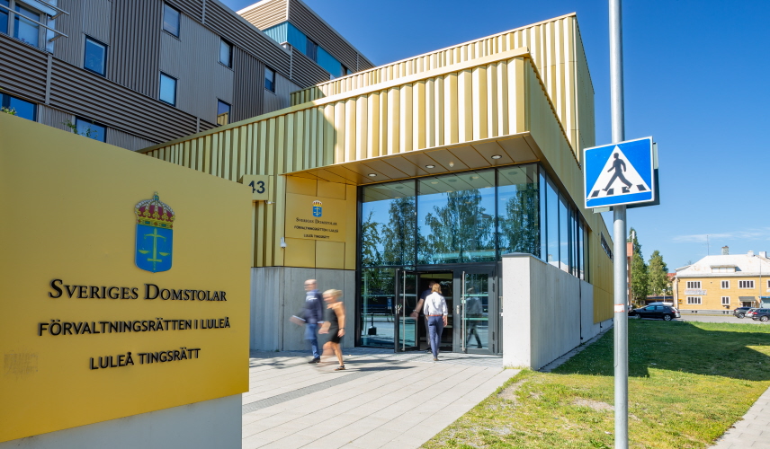 Byggnaden Luleå tingsrätt och Förvaltningsrätten i Luleå