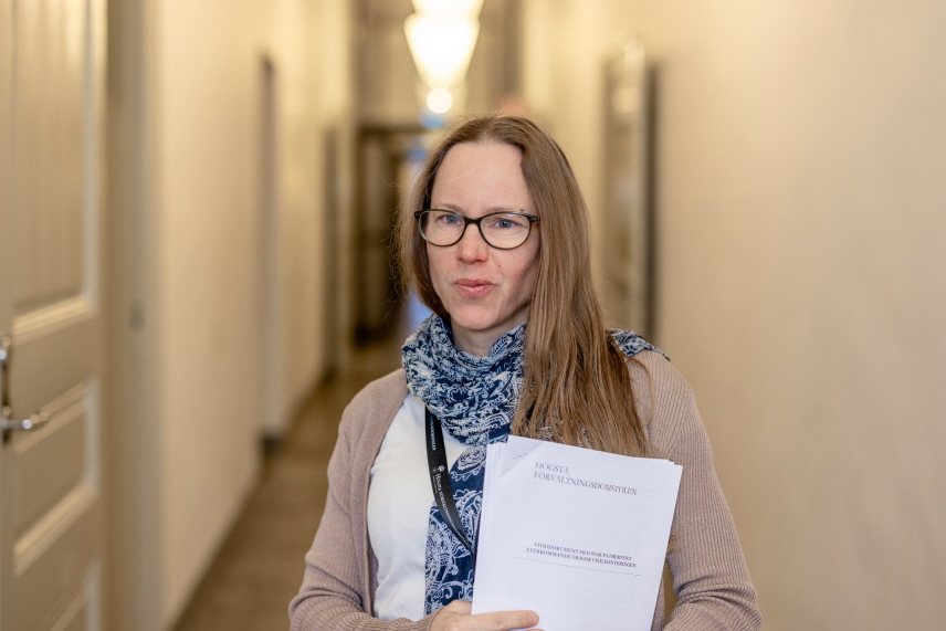 Louise Johansson, domstolshandläggare