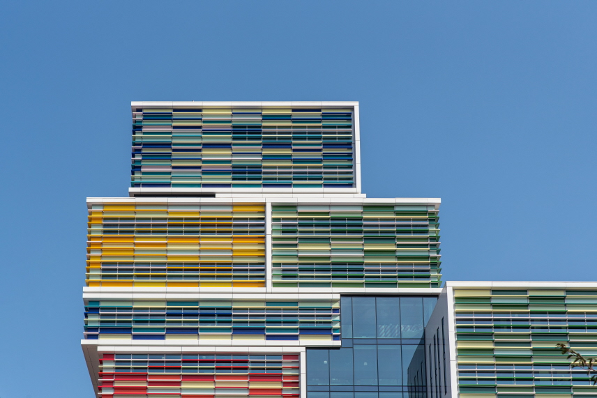 Exteriör Attunda tingsrätt nya byggnad