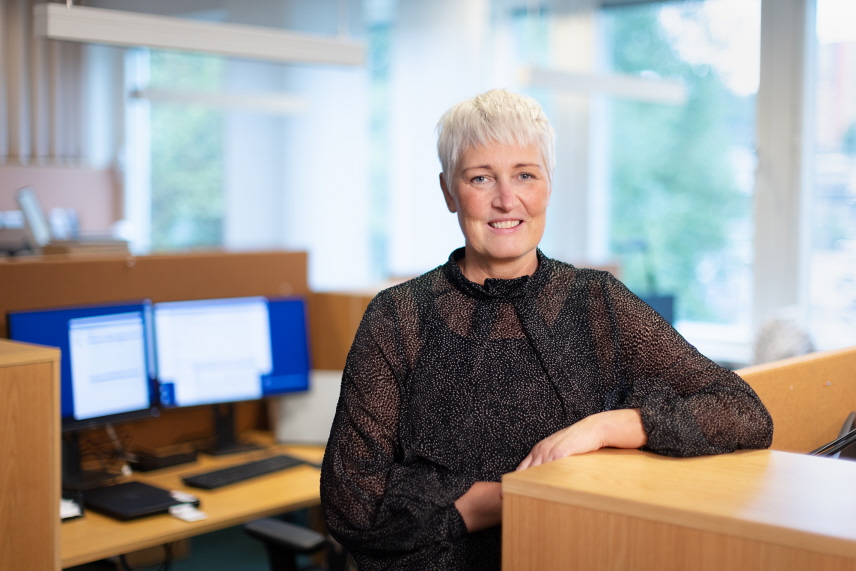 Porträttbild på medarbetaren Helena Marsten