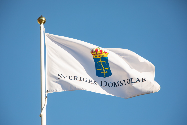 Flagga Sveriges Domstolar