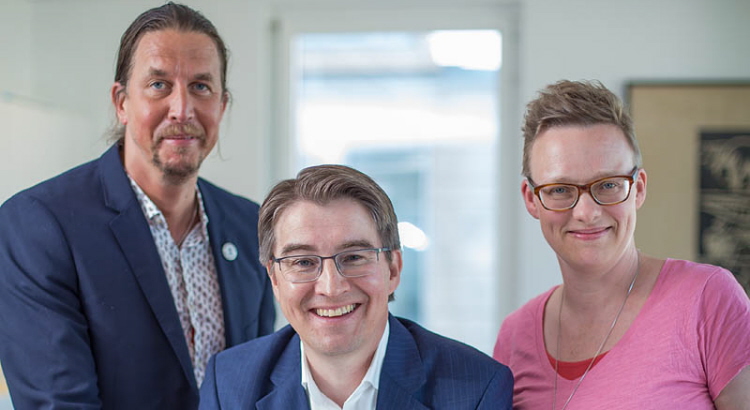 Jesper Nietsche, Johan Lundmark och Åsa Ståhl