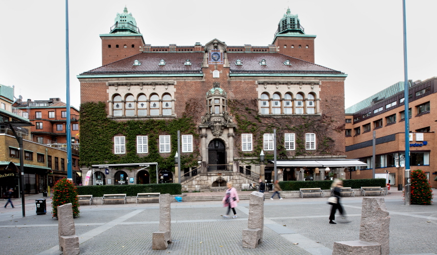 Borås tingsrätt exteriört. Foto.