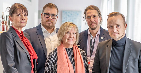 Ulrika Borg, Christopher Cameron, Lena Egelin, Jesper Nietsche och Jörgen Nilsson